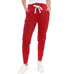 Esstive Womens Fleece Joggers (Medium)